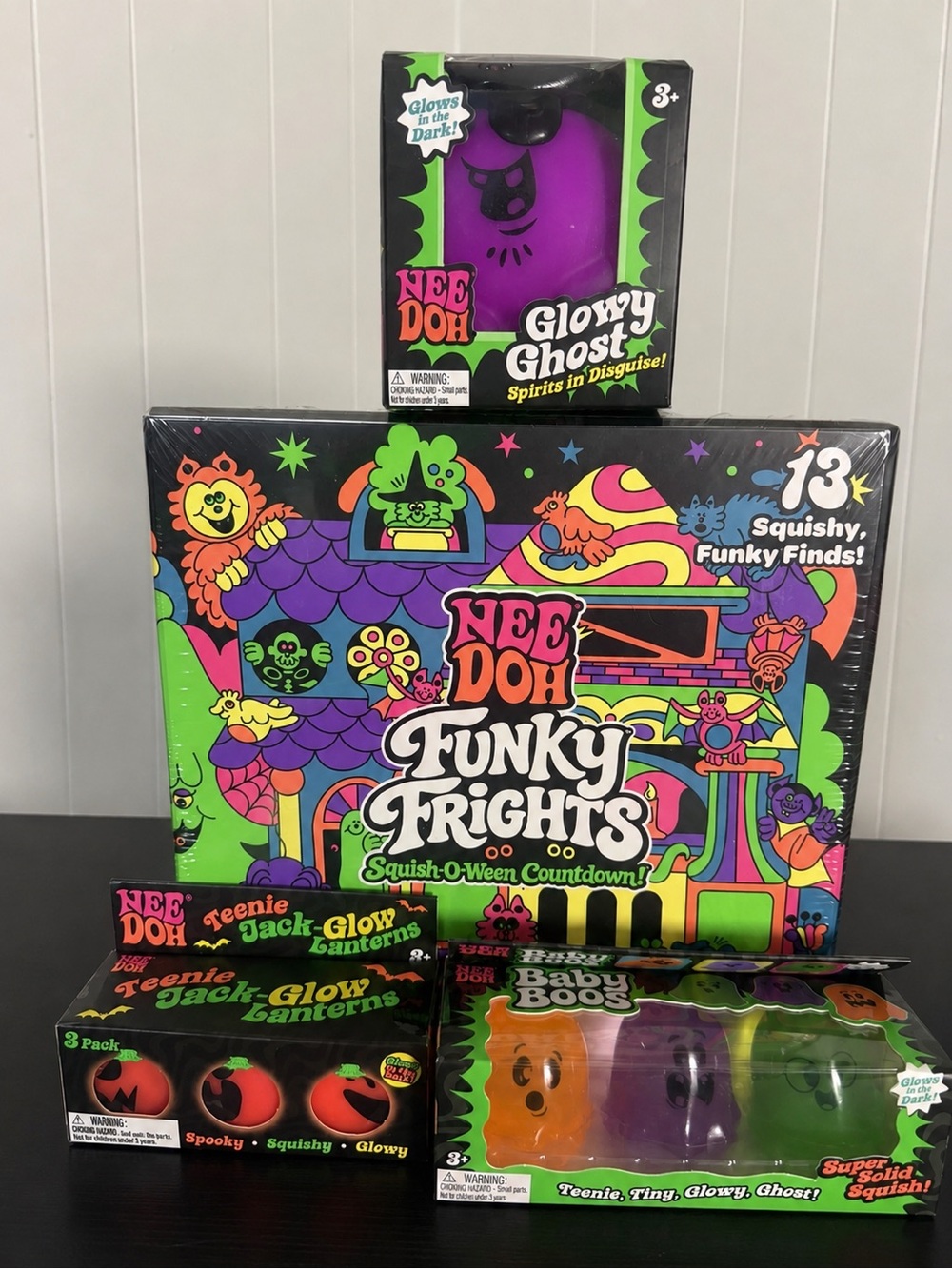 Needoh Rare Halloween Collection Bundle 4 Rare! Brand New Sealed Rare